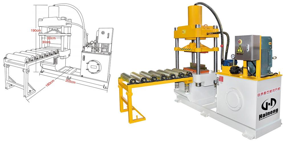 stone splitting machine